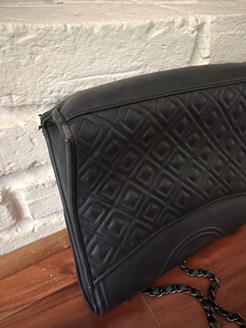 Matte black cross body